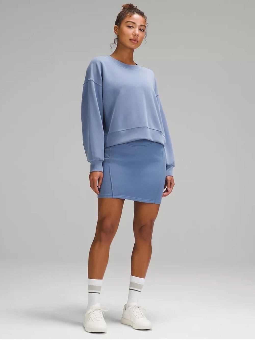 Lululemon HR Scuba Mini Skirt Oasis Blue XL